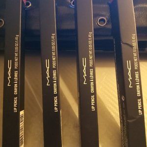 4 M.A.C  lip pencils